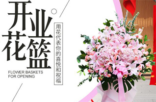 海南儋州市峨蔓镇花篮配送